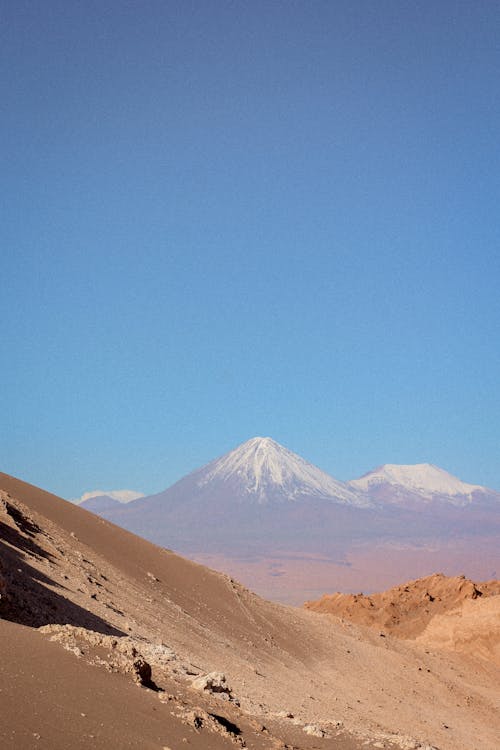 Clear Sky over Desert in Andes