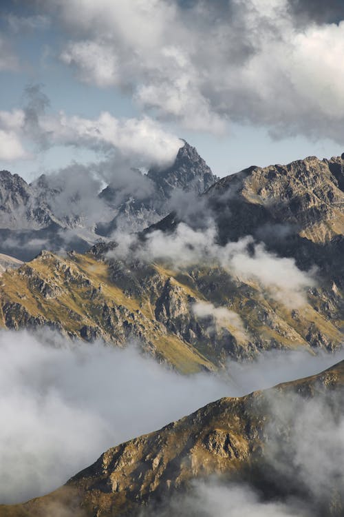 Gratis stockfoto met bergen, dronefoto, hoog