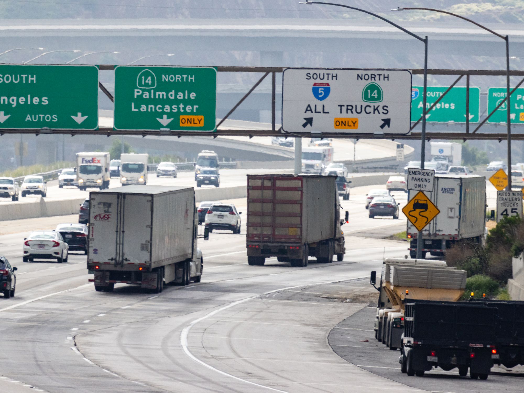 Removals from London to Aberdeen — removal van on the motorway for a long-distance move