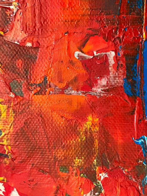 Darmowe zdjęcie z galerii z abstrakcyjny, akryl, czerwony
