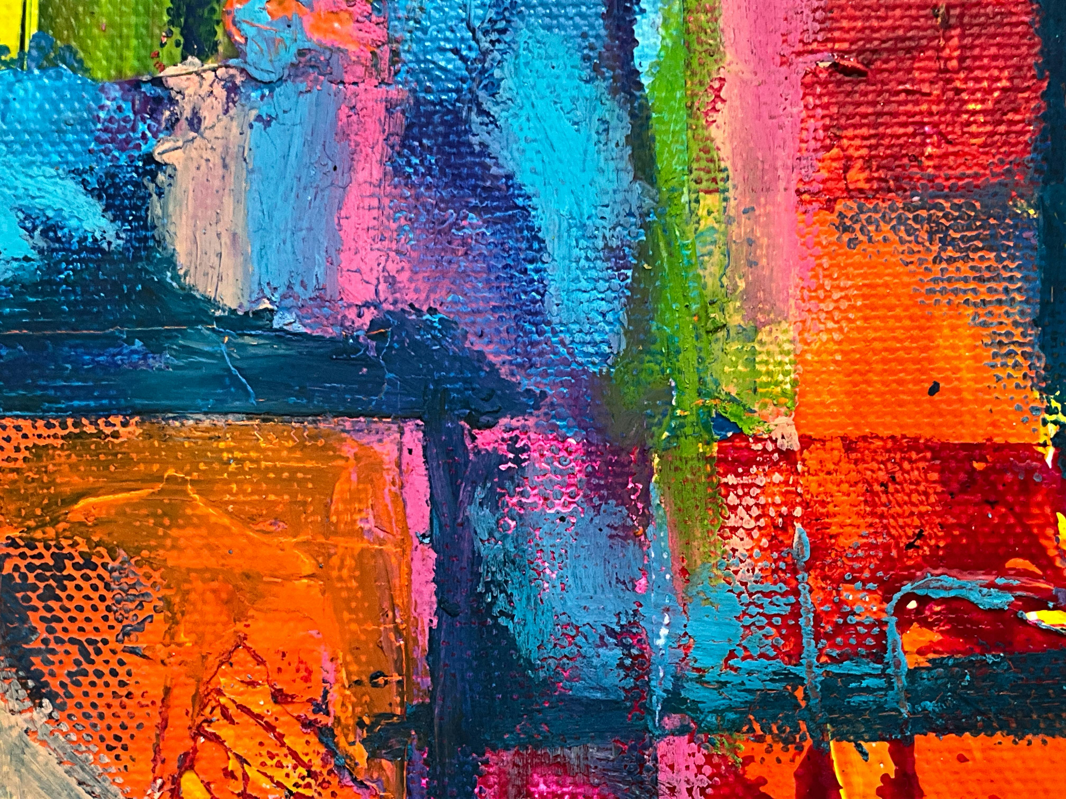Abstract expressionist painting Detail · Free Stock Photo
