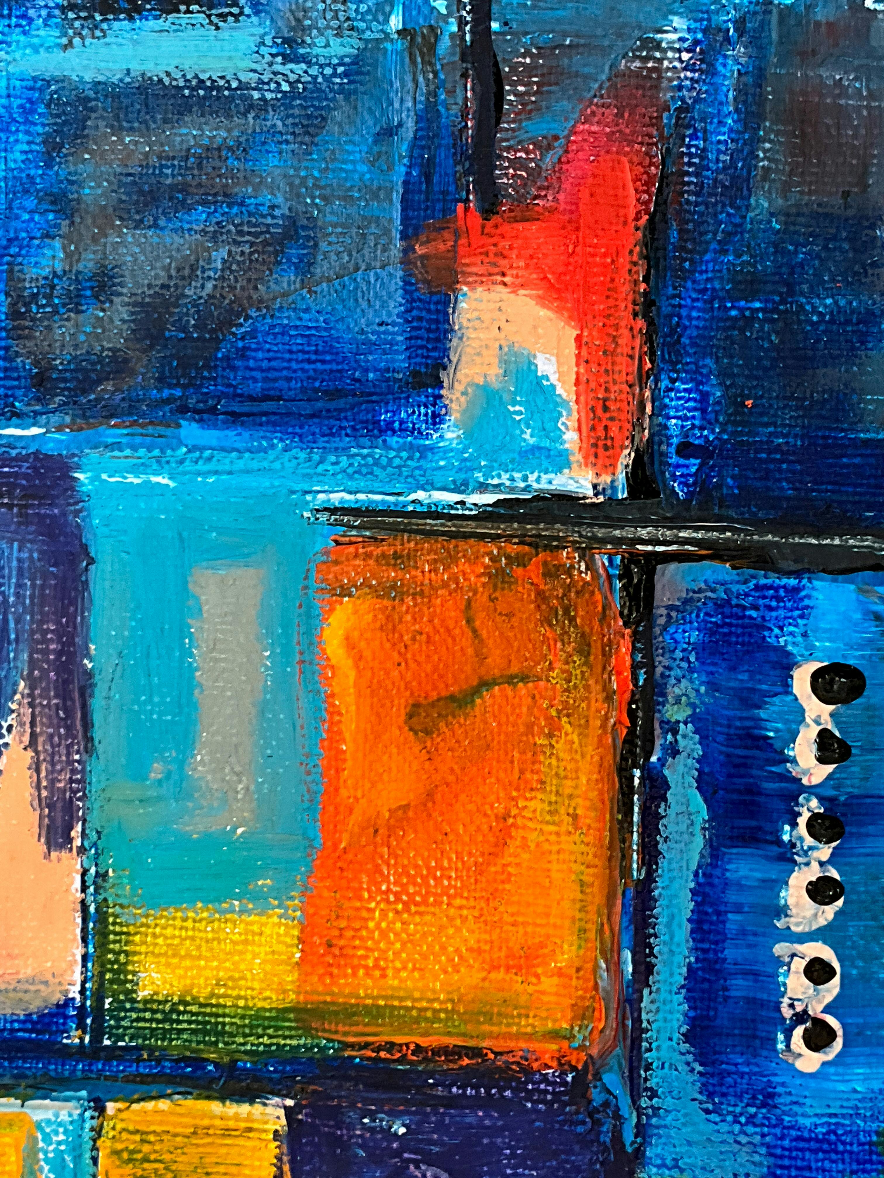 Abstract expressionist painting Detail · Free Stock Photo