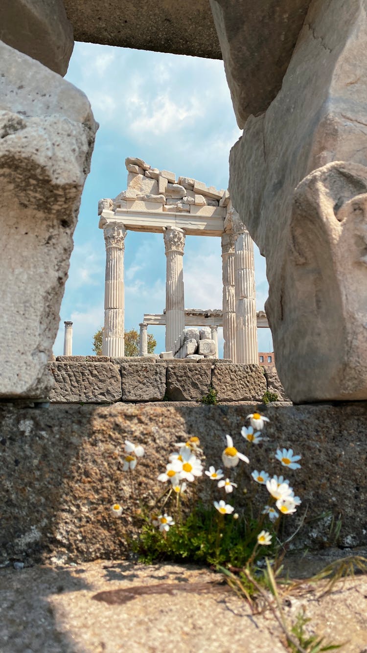 Photo Of The Ruins Of A Greek Temple