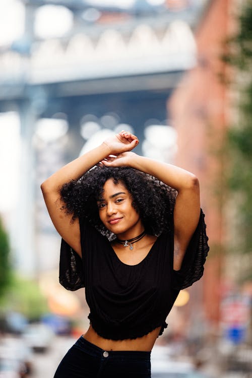 Smiling Brunette Woman