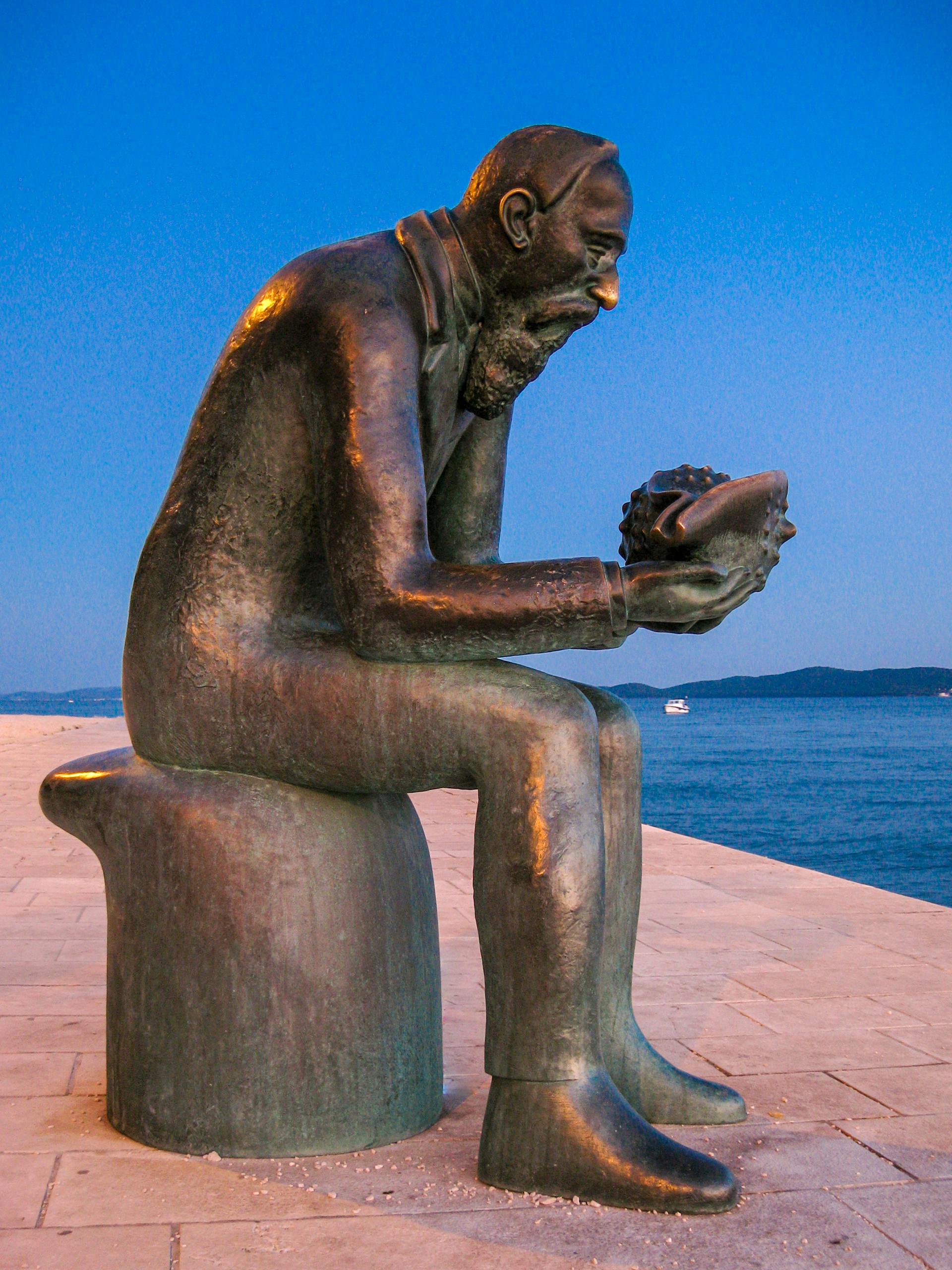 Statue of Spiro Brusina in Zadar by Sun Pixel Photography
