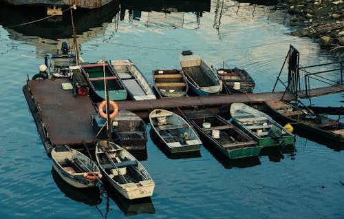 Boats in a Harbor 