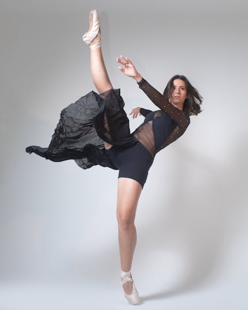 Ballerina in Dancing Pose