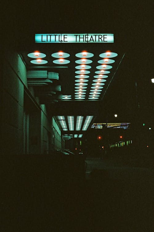 Exterior of a Building at Night 