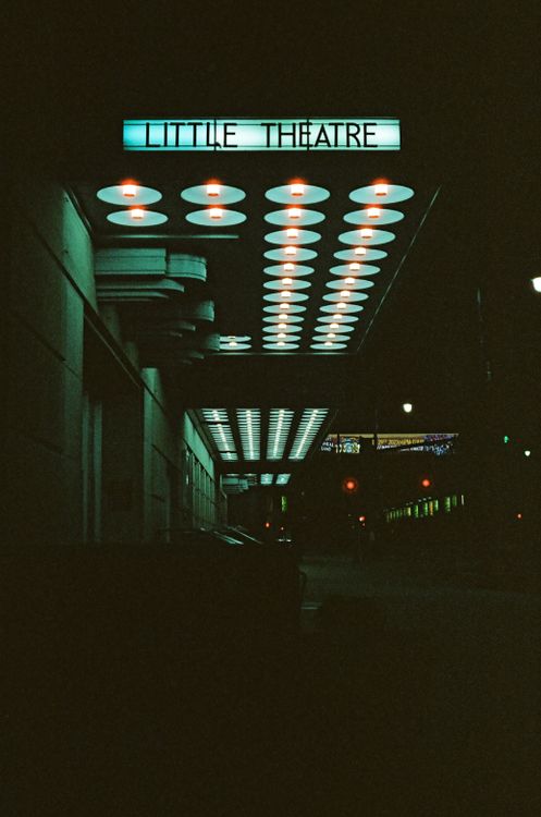 Small Building Night Exterior of a Building at Night · Free Stock Photo
