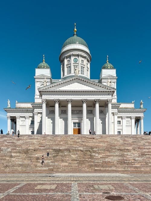 Sunlit Helsinki Cathedral