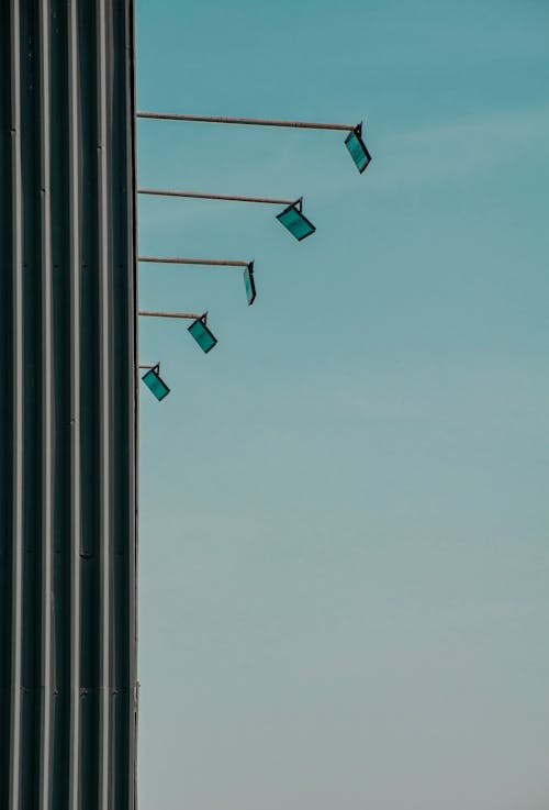 Lamps over Building Wall