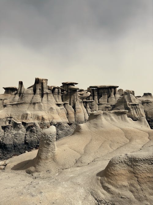 Rock Formations on Desert in USA