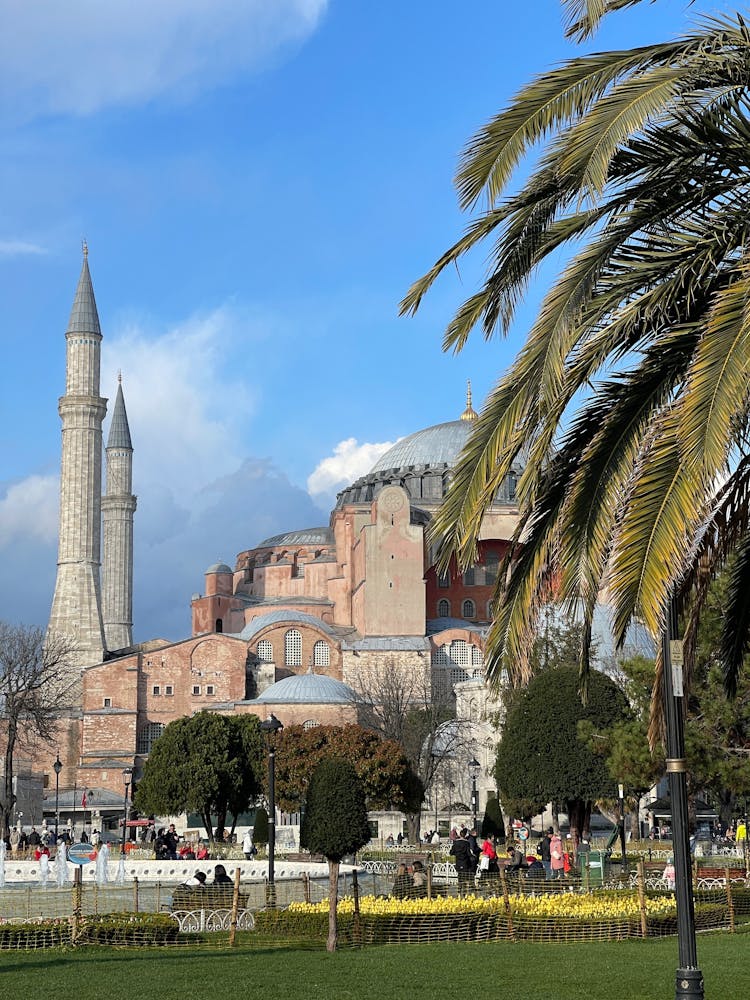 Hagia Sophia Seen From Sultan Ahmet Park