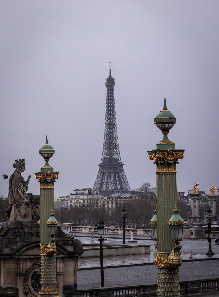 Eiffel Tower Seen From Pont Alexandre III