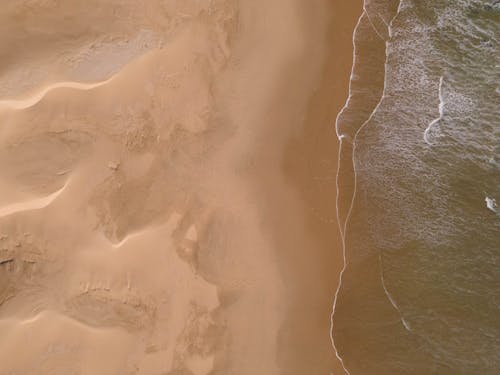 Foto profissional grátis de água, areia, fotografia aérea