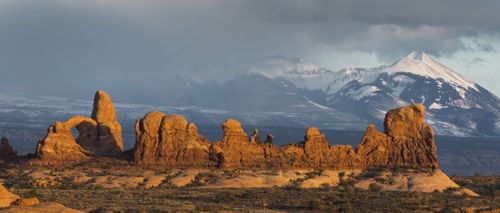 Free Valley Near Snowy Mountain during Daytime Stock Photo