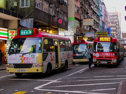 Imagine de stoc gratuită din autobuze, China, clădiri de apartamente