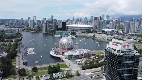 Drone Shot of Vancouver