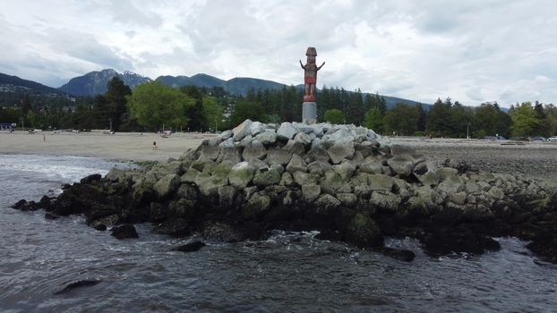 Squamish Nation Welcome Figure, Vancouver, Canada