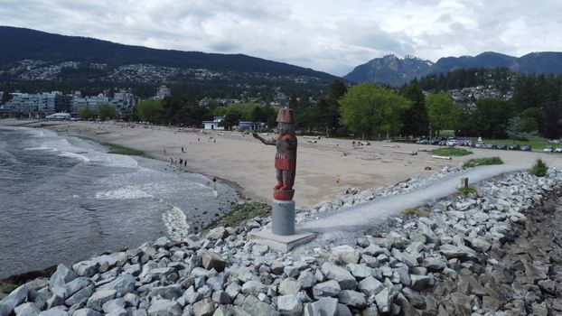 Squamish Nation Welcome Figure, Vancouver, Canada 
