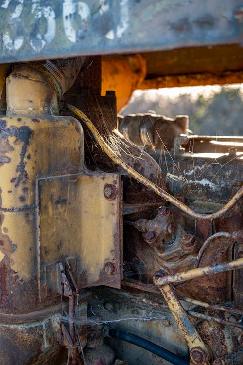 Corroded, Rusty Steel Beams
