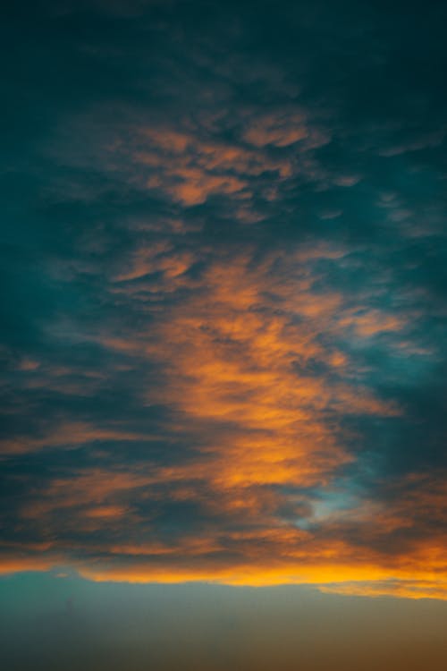 Clouds on Sky at Sunset