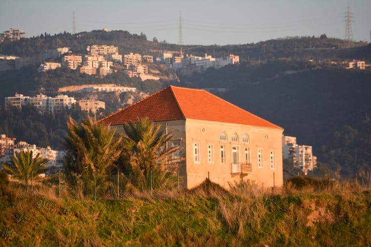 House In Town In Countryside