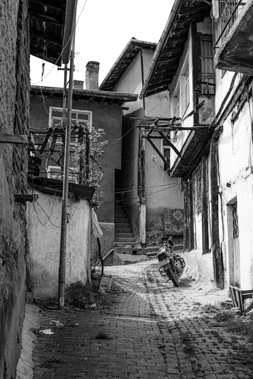 Abandoned Buildings around Street