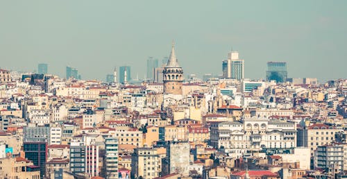 Cityscape with Galata Tower