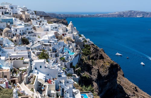 Kostnadsfri bild av arkitektur, grekland, hav