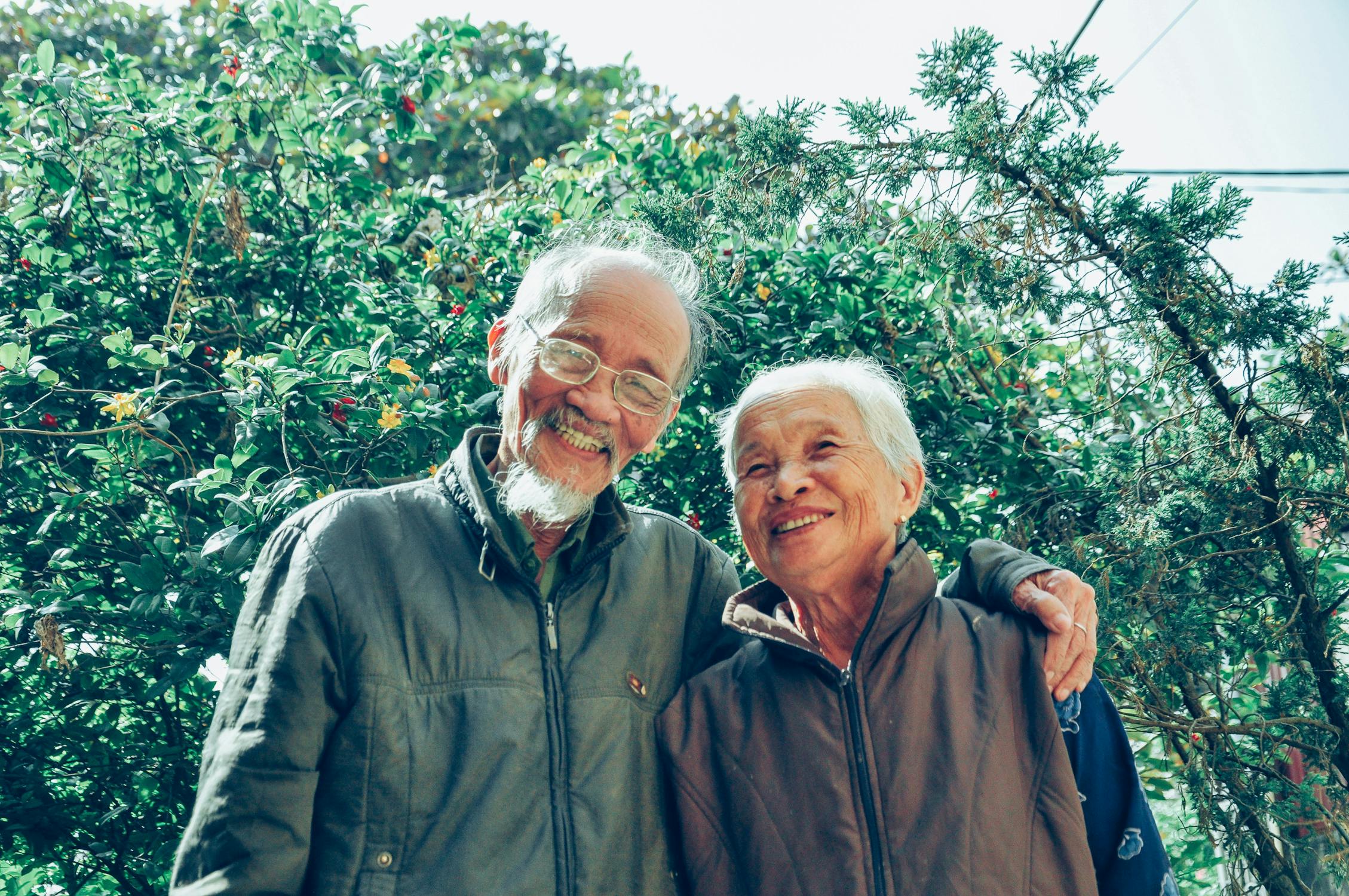 A couple who immigrated to Canada together.