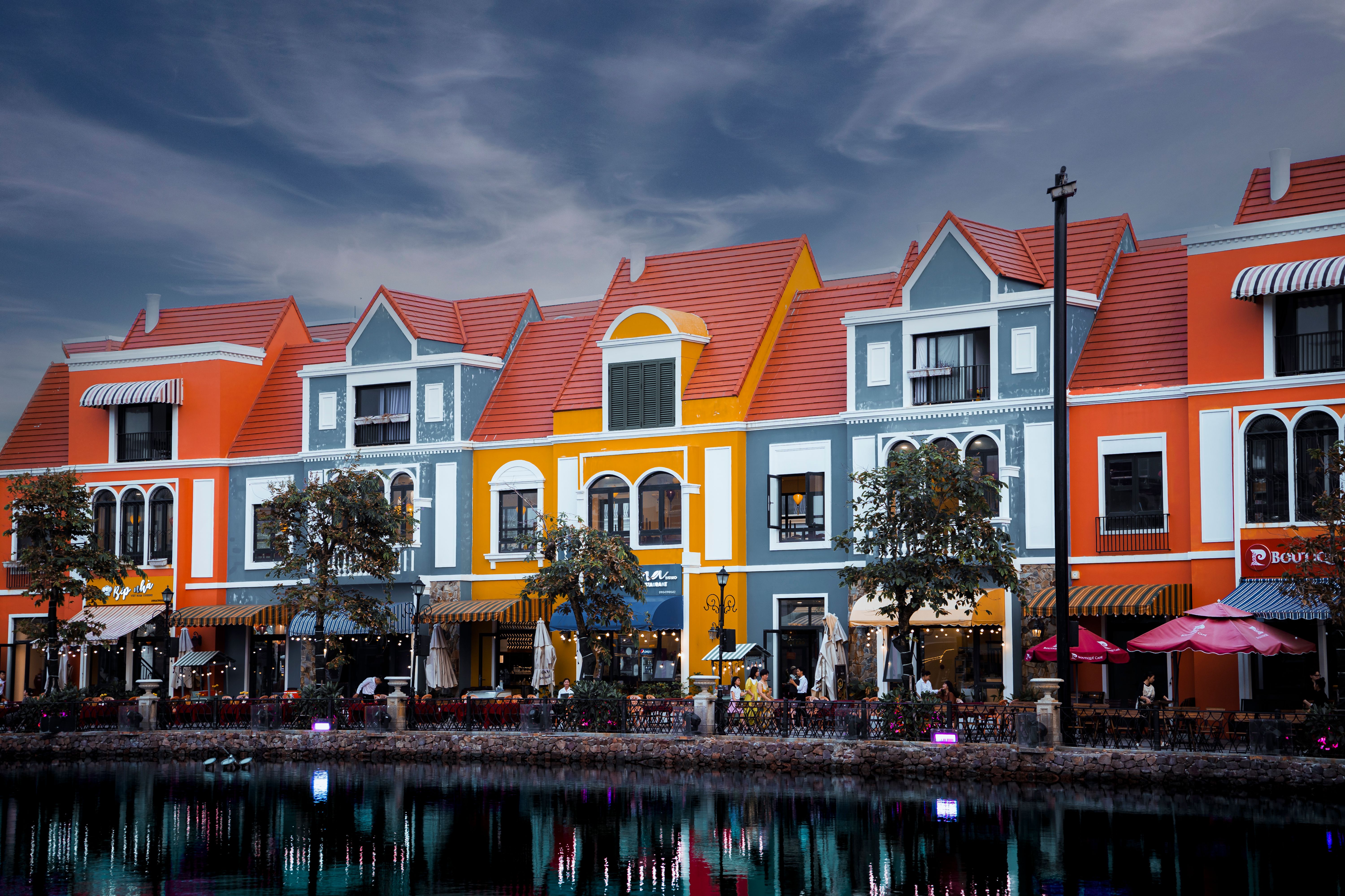 Casas de colores de Willemstad en Curazao donde funciona la eSIM de viaje