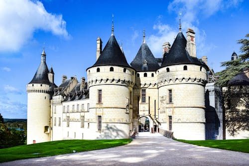 Foto stok gratis eksterior bangunan, istana de chaumont, Kastil