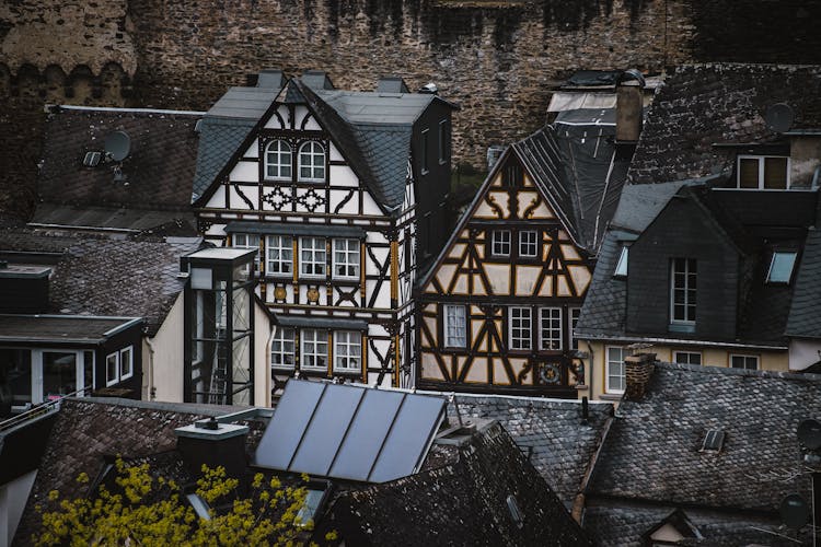 Vintage Buildings In Town