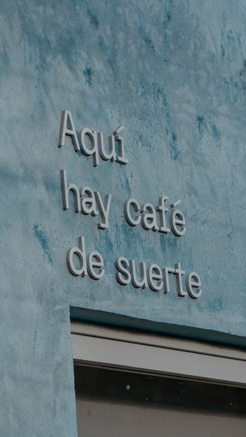 Foto d'estoc gratuïta de anunci, cafeteria, espanyol