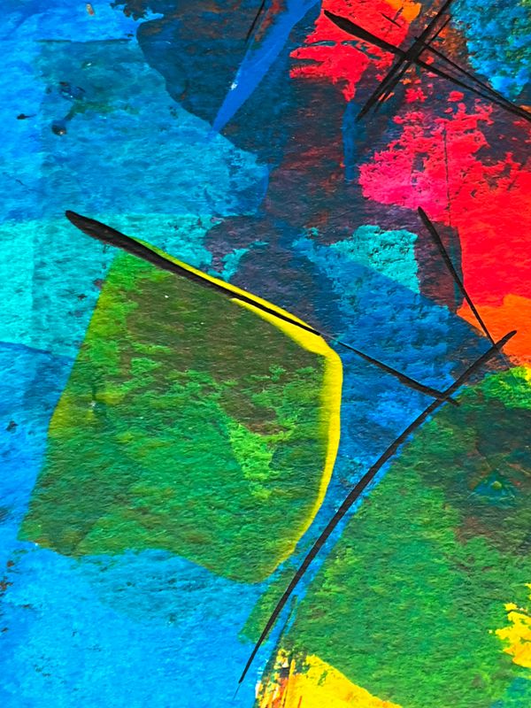 Colourful abstract artwork with vibrant strokes — Steve A Johnson on Pexels