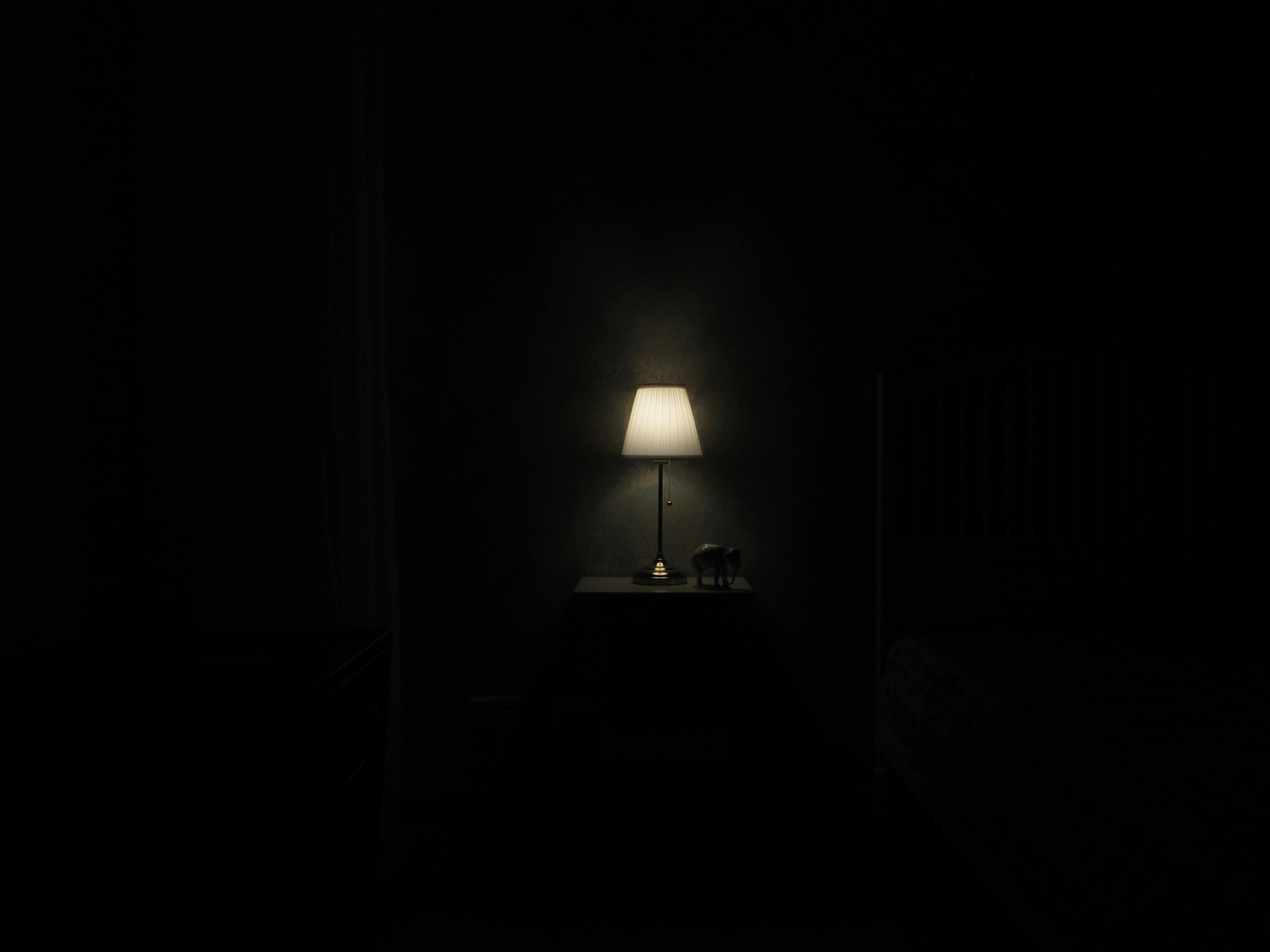 dark light room