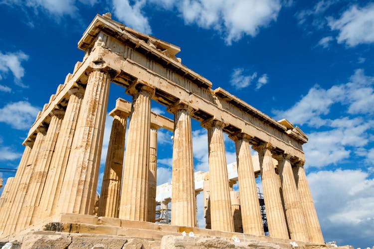 Low Angle Photograph Of The Parthenon During Daytime