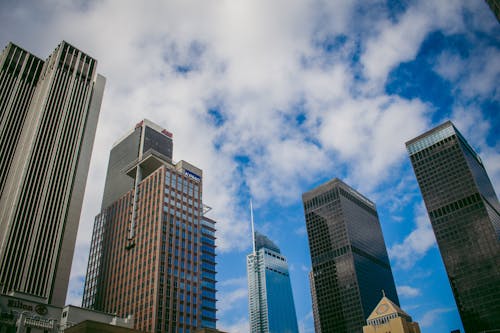 Skyscrapers at Los Angeles Downtown, California, United States 