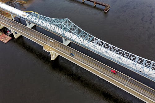 Aerial Shot Of Bridge