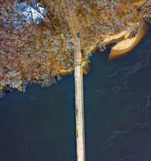 Bird's Eye View Photo Of Bridge