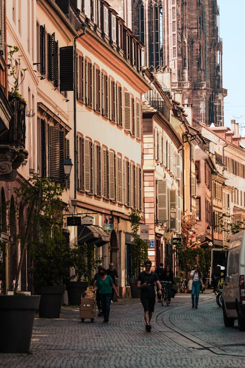 Cobblestone Alley in Old Town