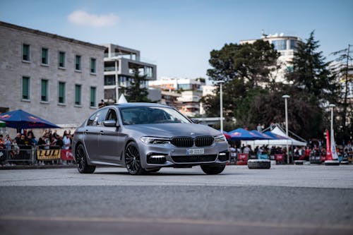 A BMW Series 5 at a Car Show 