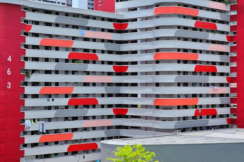 A Business Building with Balconies