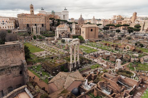 Gratis stockfoto met attractie, dronefoto, forum romanum