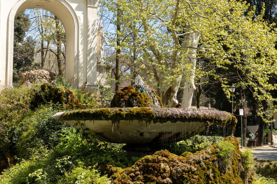 Villa Borghese Gardens, Rome, Italy