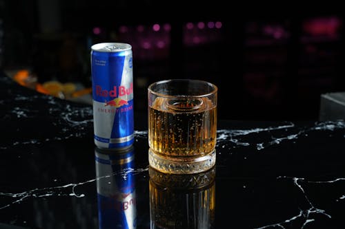 Glass of Red Bull