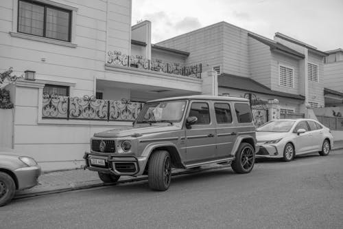 Cars Parked on Street