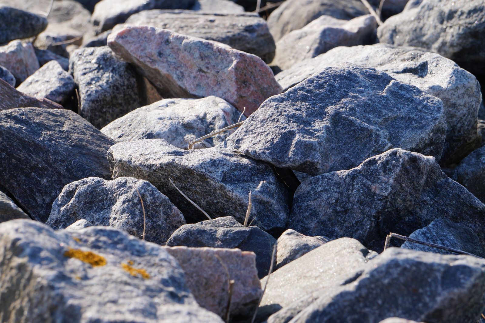Black Basalt Boulders