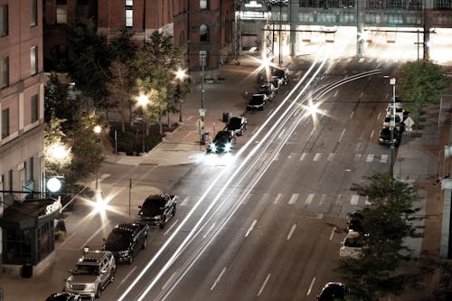 Foto profissional grátis de centro da cidade, cidade, exposição longa